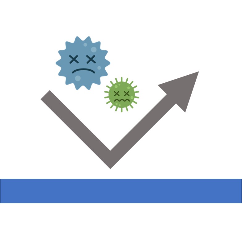 抗菌・抗カビ効果の高さ